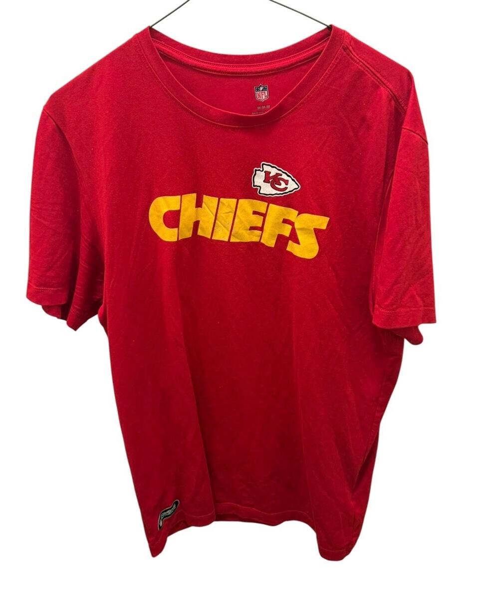 Red NFL Kansas City KC Chiefs Team National Football League T Shirt Tee Medium